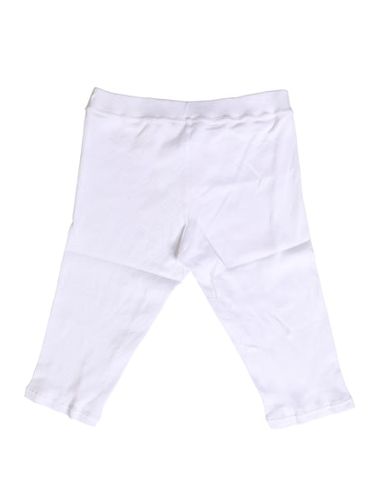 White Cotton Short Johns Men Pants Underwear