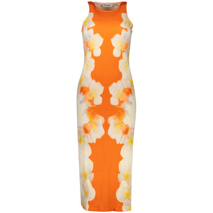 Arancione Viscosa Women Dress