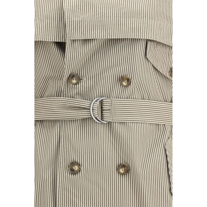 Bicolor Cotton Coat