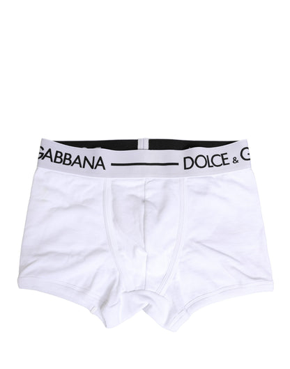 White Logo Waistband Regular Boxer Underwear