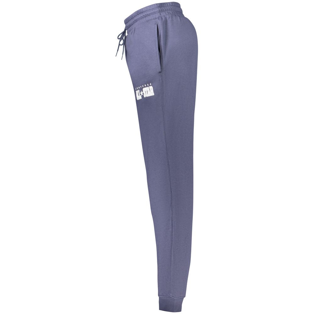 Blue Cotton Men's Sweatpant