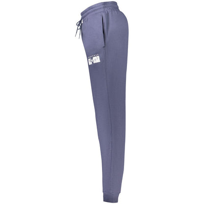 Blue Cotton Men's Sweatpant