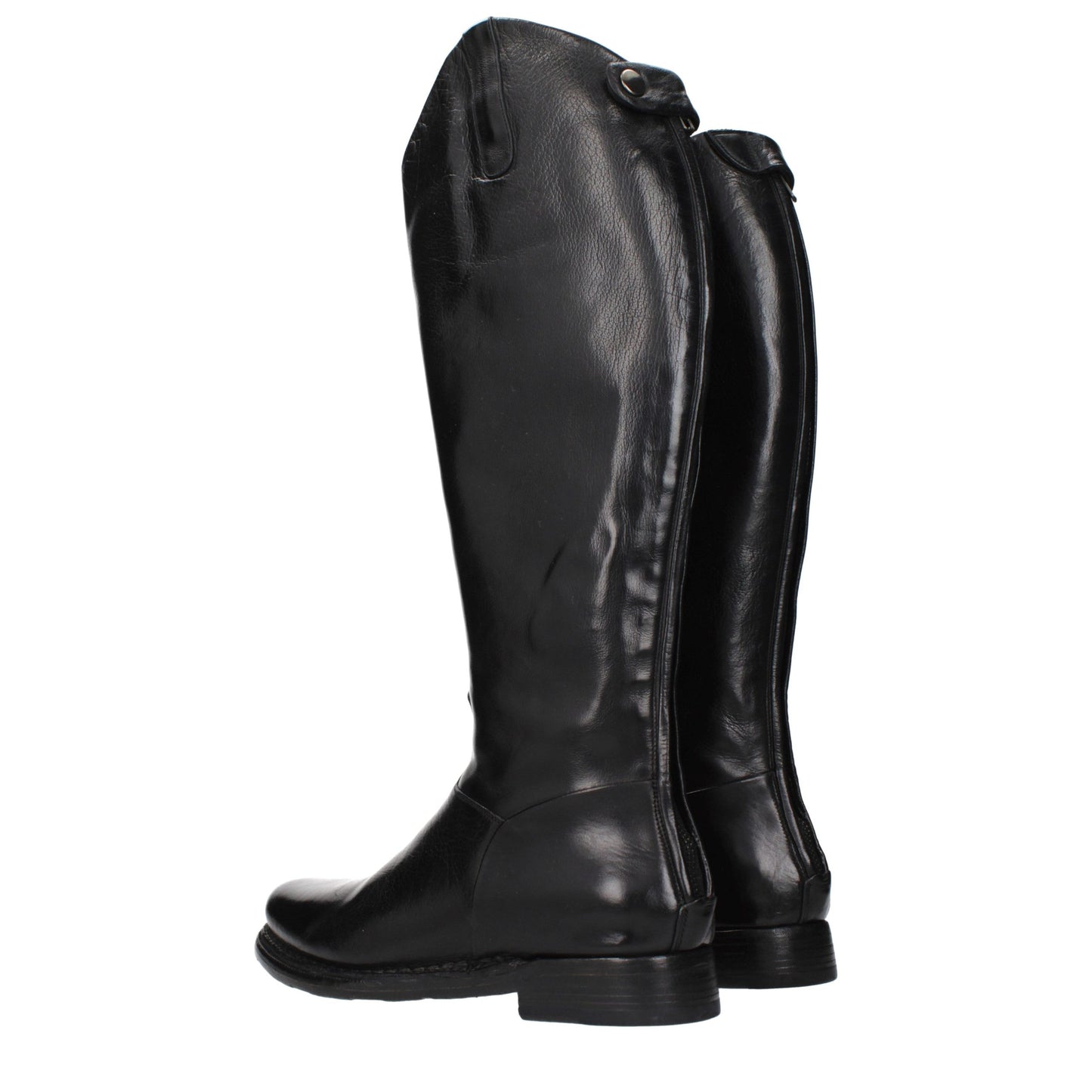 Black Leather Over The Knee