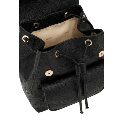 Black Polyethylene Backpack