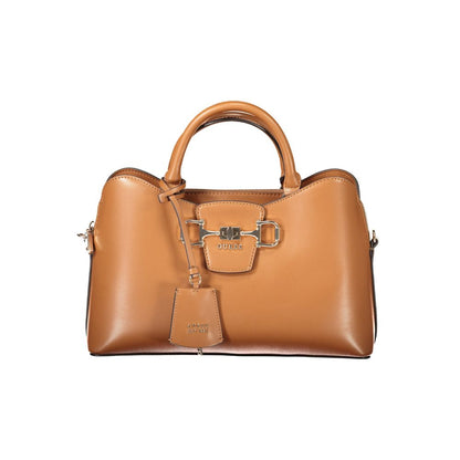 Marrone Poliuretano Women Handbag