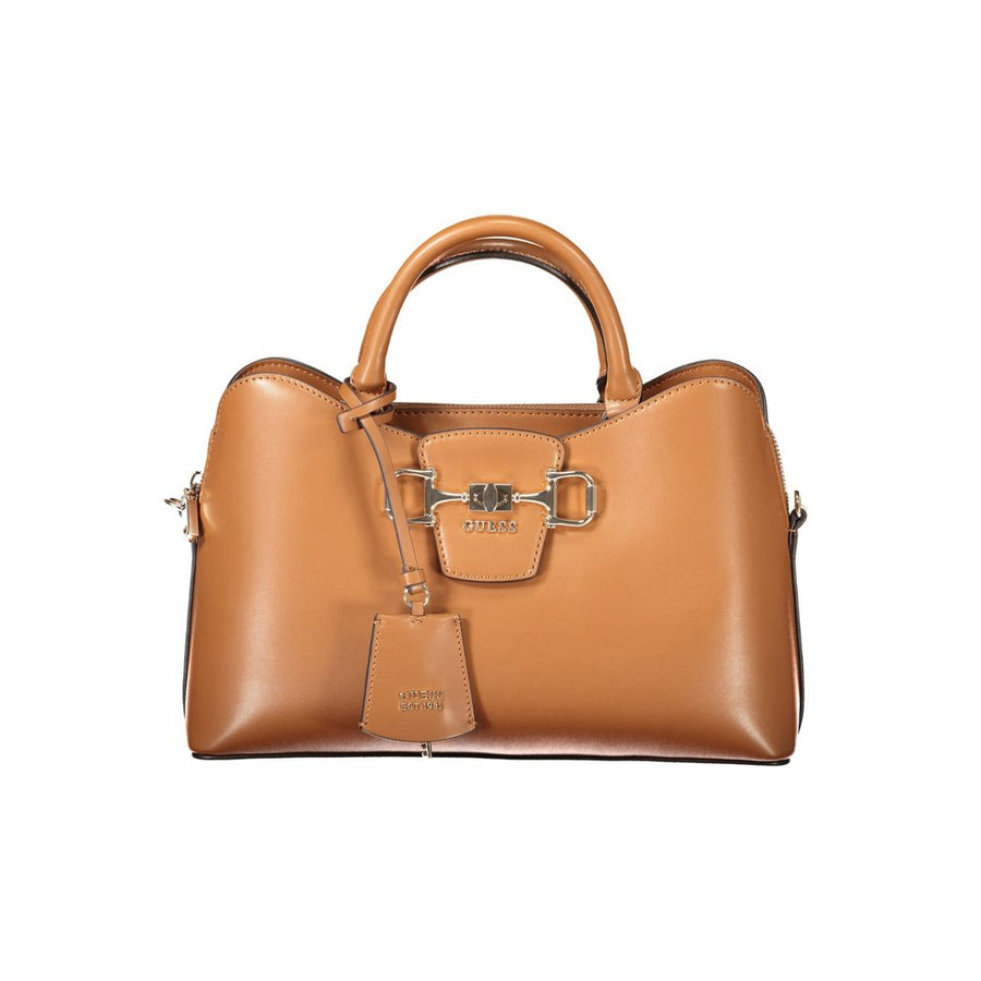Marrone Poliuretano Women Handbag