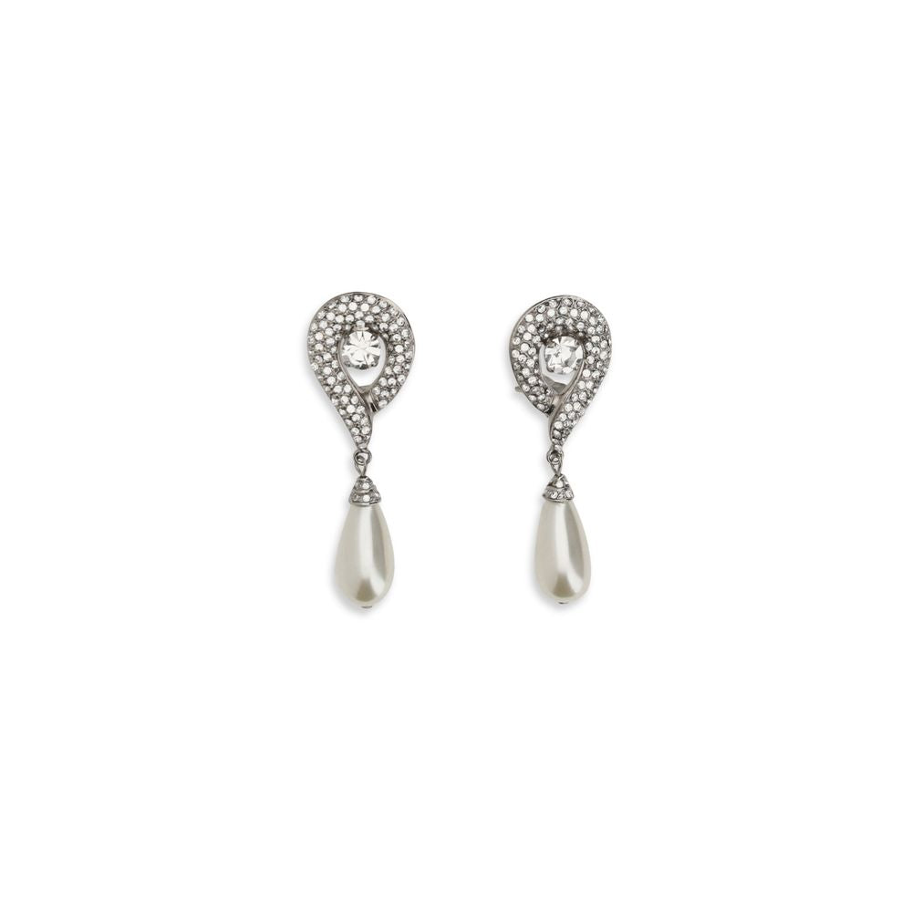 Silver Brass Earrings