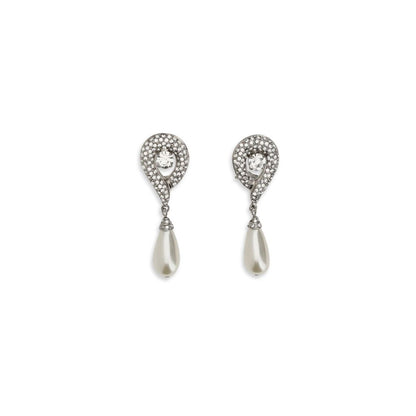 Silver Brass Earrings