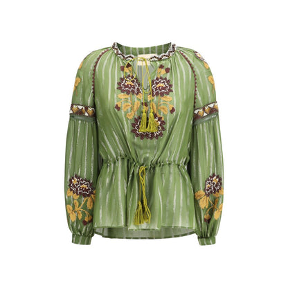 Bicolor Silk Shirt