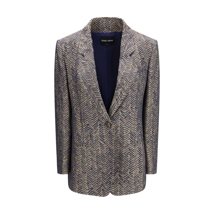 Beige Viscose Blazer