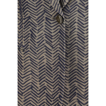 Beige Viscose Blazer