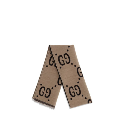 Brown Silk Scarf