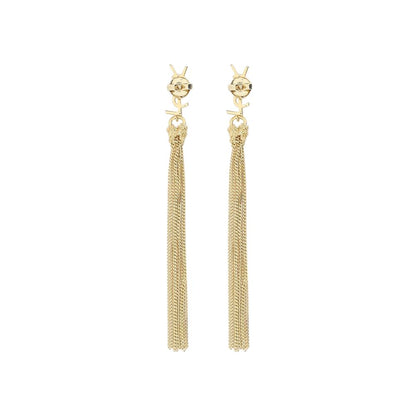 Gold Brass Earrings