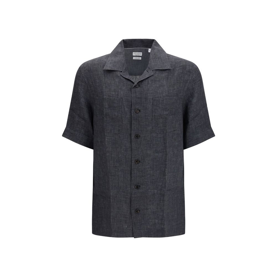 Gray Linen Shirt
