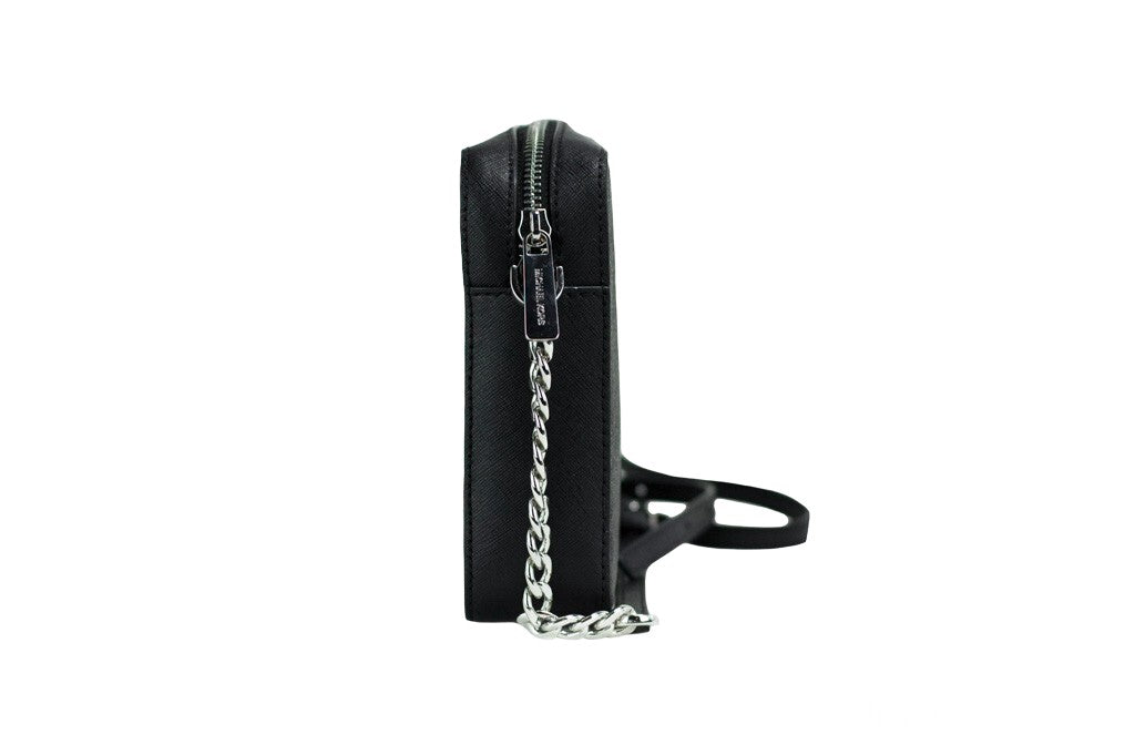 Michael Kors Jet Set Large East West Crossbody Black MK Signature