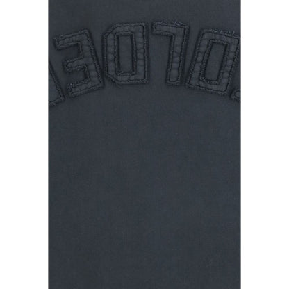 Black Cotton Sweatshirt