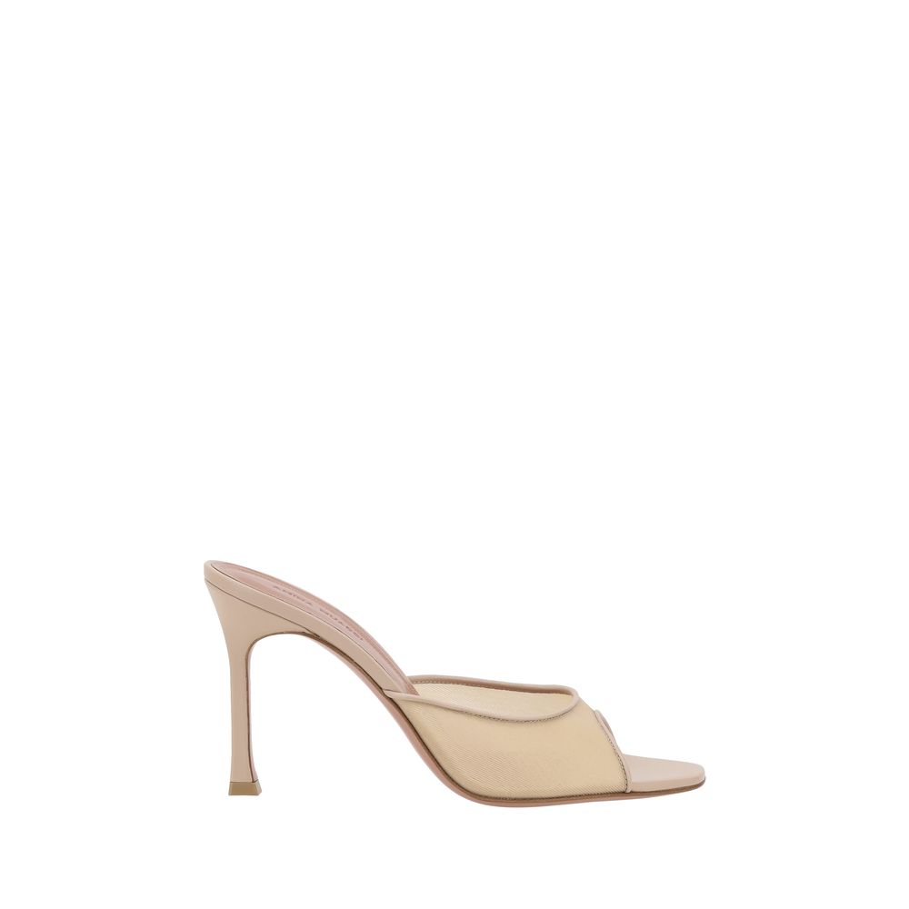 Beige Nylon Slippers