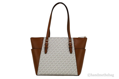 Michael Kors Michael Kors Women Leather Shoulder Tote Bag Purse Handbag+Double Zipper Wallet