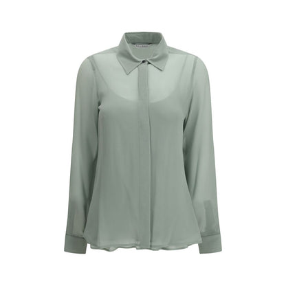Bicolor Silk Shirt