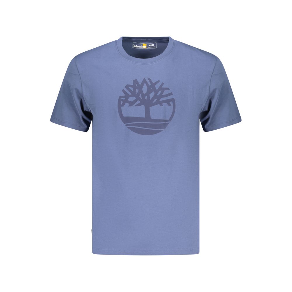 Blue Organic Cotton Men T-Shirt