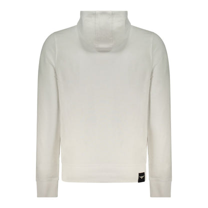 White Cotton Men's Hoodie
