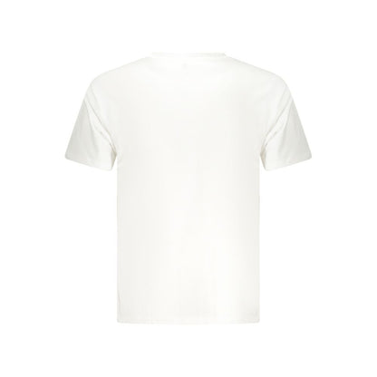 White Cotton Men T-Shirt