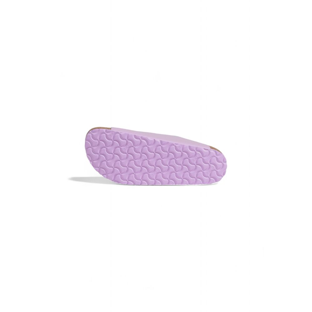 Purple Vegan Leather Flat Sandals