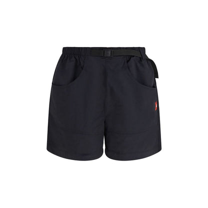 Black Nylon Bermuda Shorts