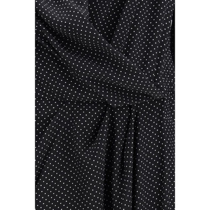 Black Silk Long Dress