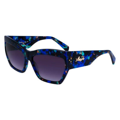 Blue Acetate Sunglasses