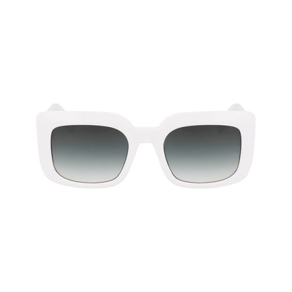 White Acetate Sunglasses