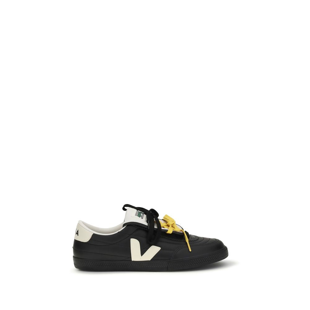 Black Calf Leather Bos Taurus Athletic Sneakers