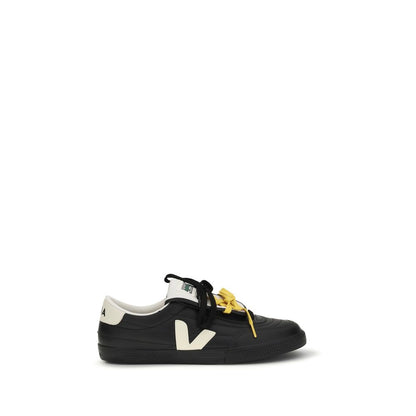 Black Calf Leather Bos Taurus Athletic Sneakers