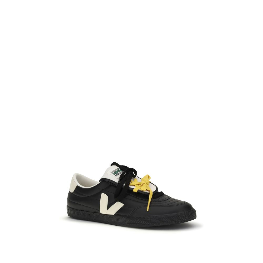 Black Calf Leather Bos Taurus Athletic Sneakers