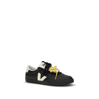 Black Calf Leather Bos Taurus Athletic Sneakers