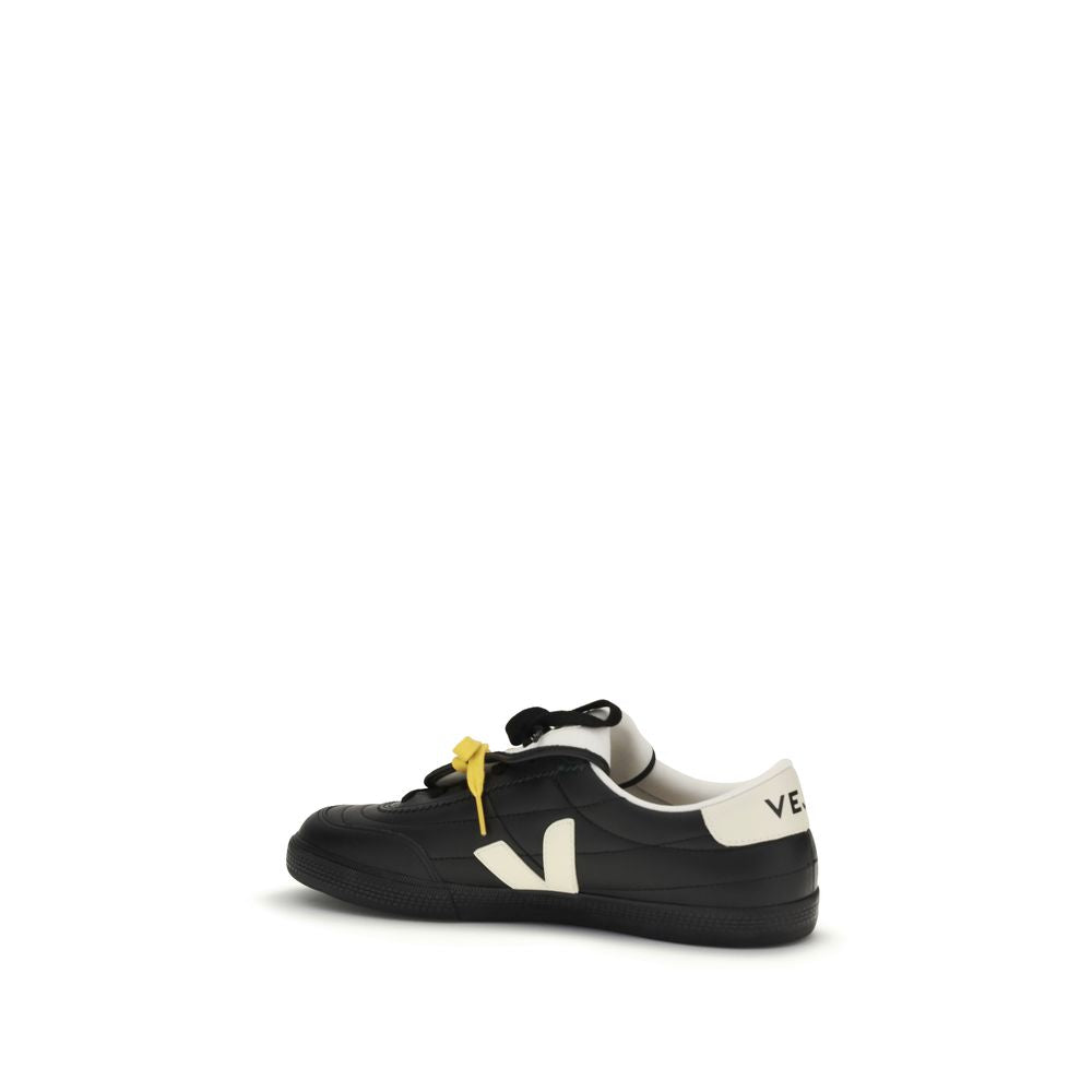 Black Calf Leather Bos Taurus Athletic Sneakers