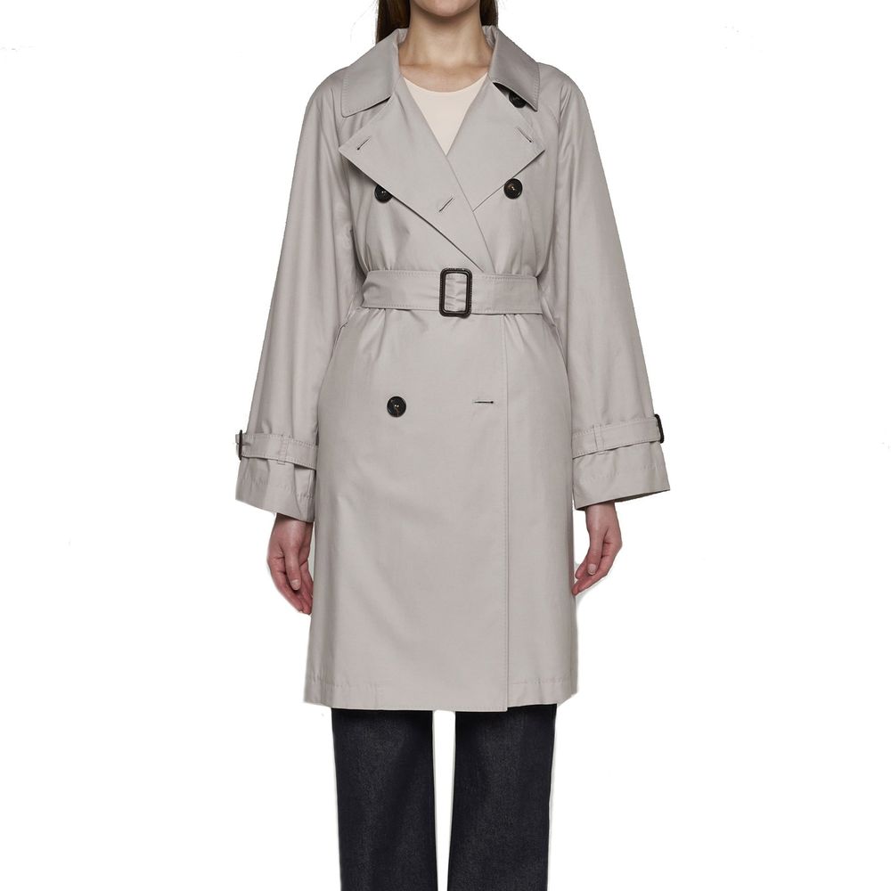 Beige Cotton Coat