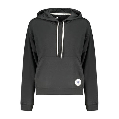 Black Cotton Women's Sweatshirt