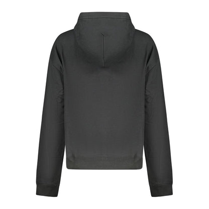 Black Cotton Women's Sweatshirt