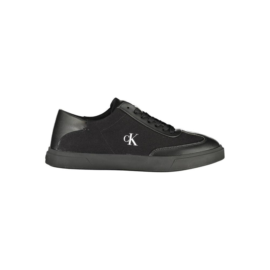 Black Polyester Women Sneaker