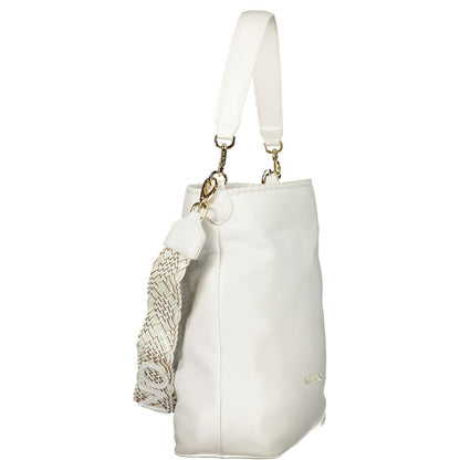 White Polyurethane Women's Bag