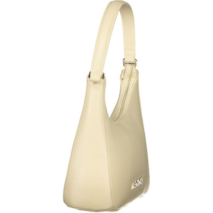 Beige Polyurethane Women's Bag