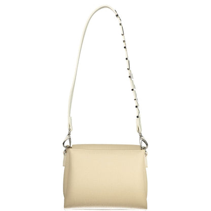 Beige Polyethylene Handbag