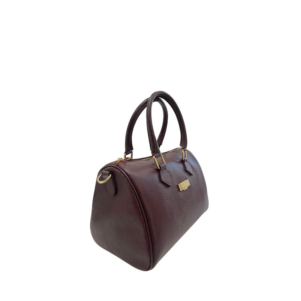 Red Leather Women Handbag