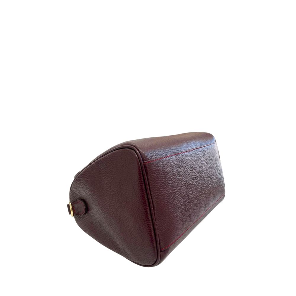 Red Leather Women Handbag