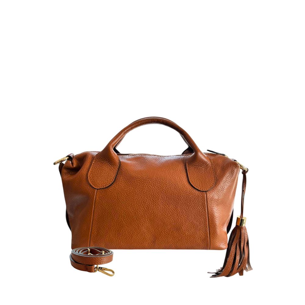 Brown Leather Women Handbag
