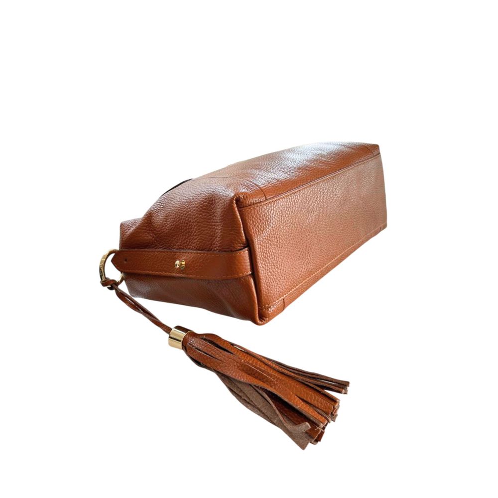 Brown Leather Women Handbag