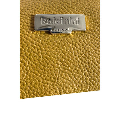 Yellow Leather Women Handbag
