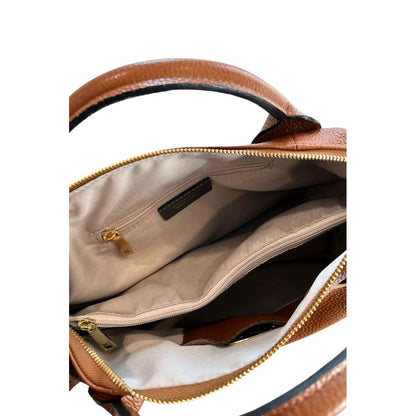 Brown Leather Women Handbag