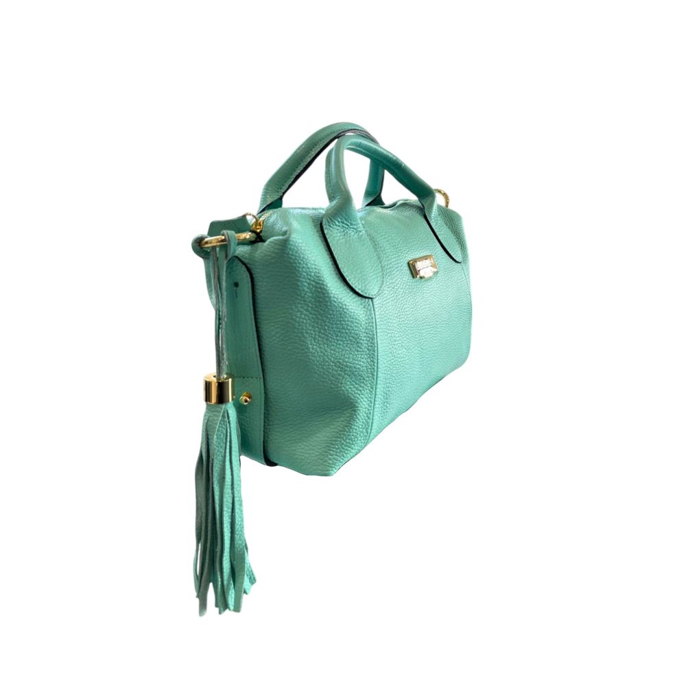 Green Leather Women's Handbag